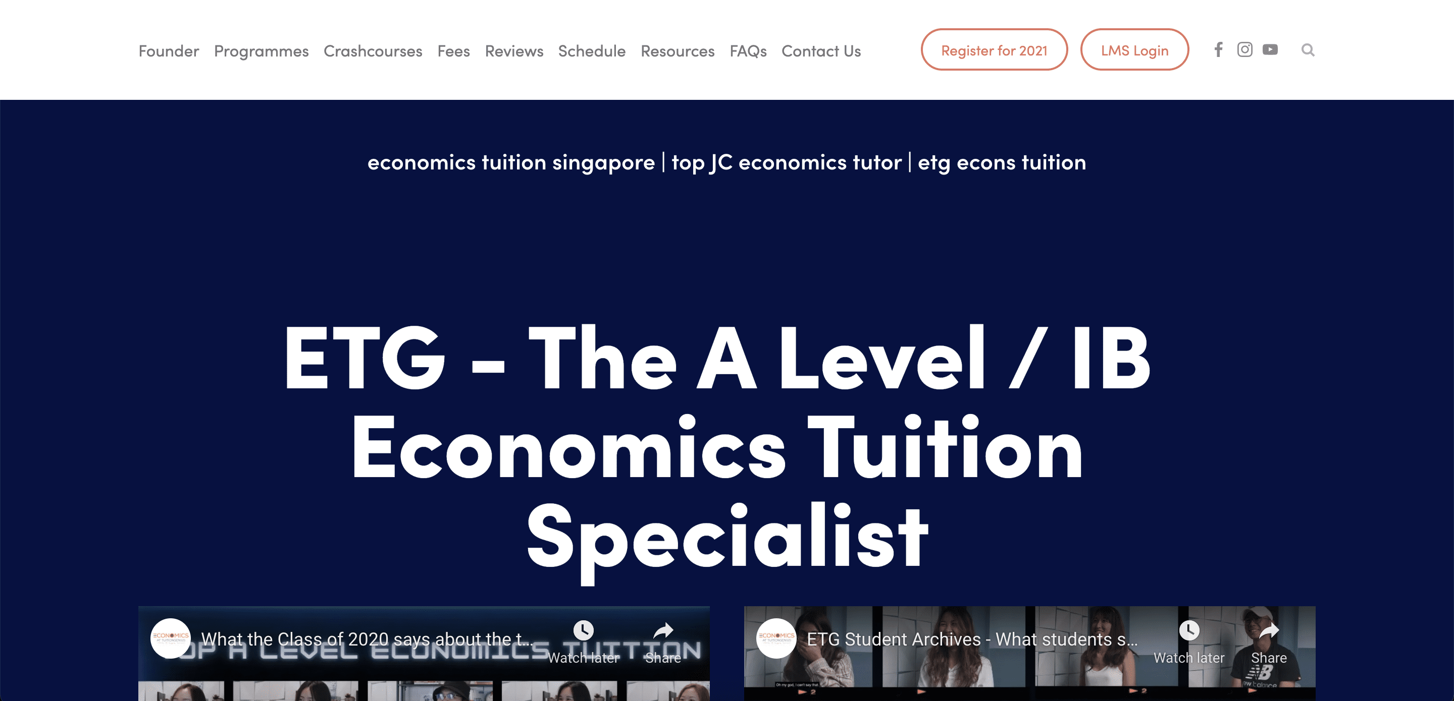 Economics Tuition in Singapore - 25 Best Econs Tuition Options & Reviews